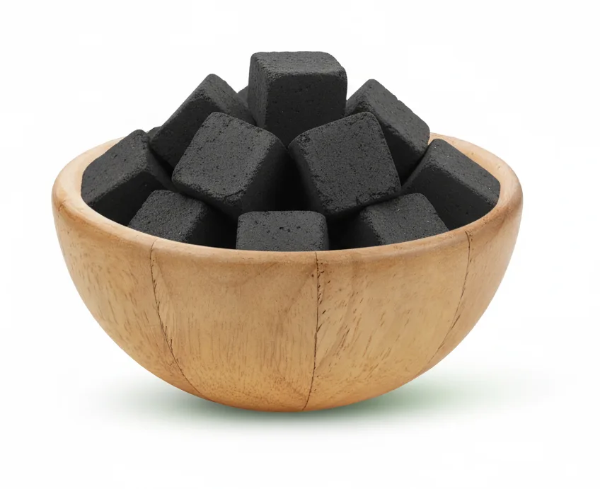 charcoal cubes
